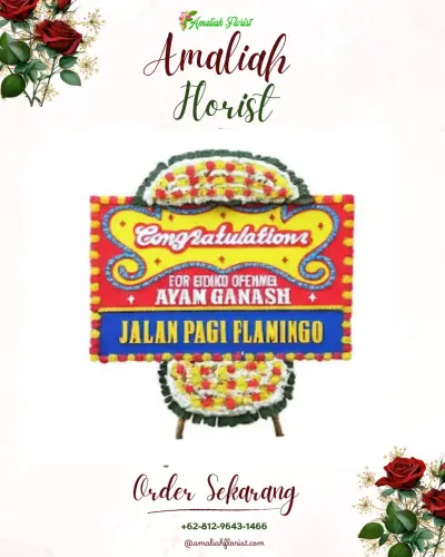 Bunga Papan Congratulation di Gedong Air